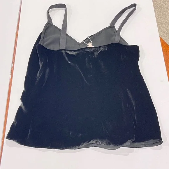 NWT REBECCA TAYLOR Velvet Camisole Small Layer Top Gothic Y2K Whimsigoth - Picture 4 of 4